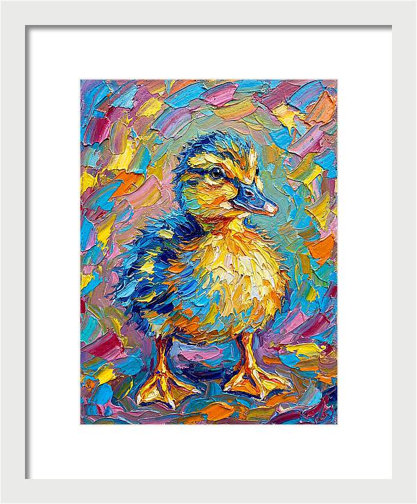 Duckling In Vibrant Colors