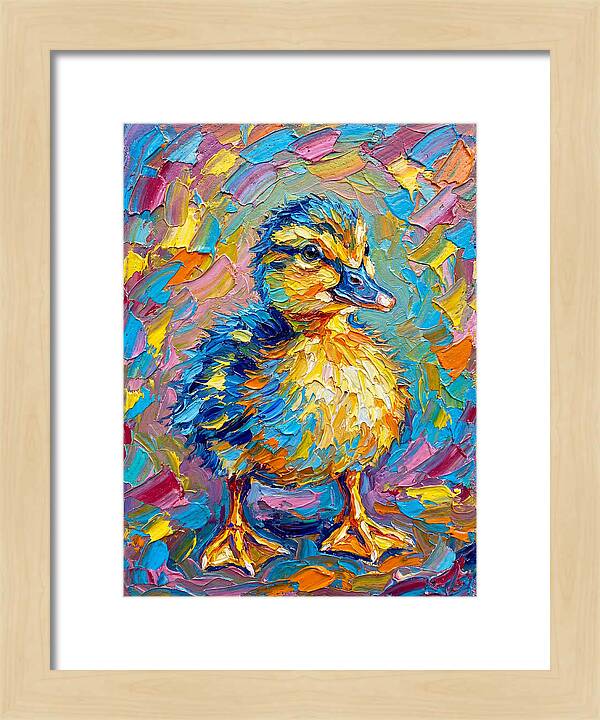 Duckling In Vibrant Colors