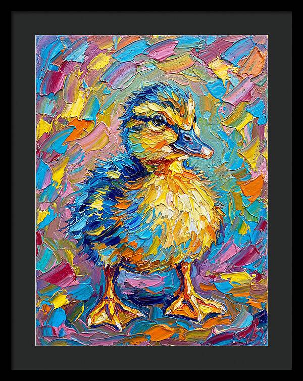 Duckling In Vibrant Colors