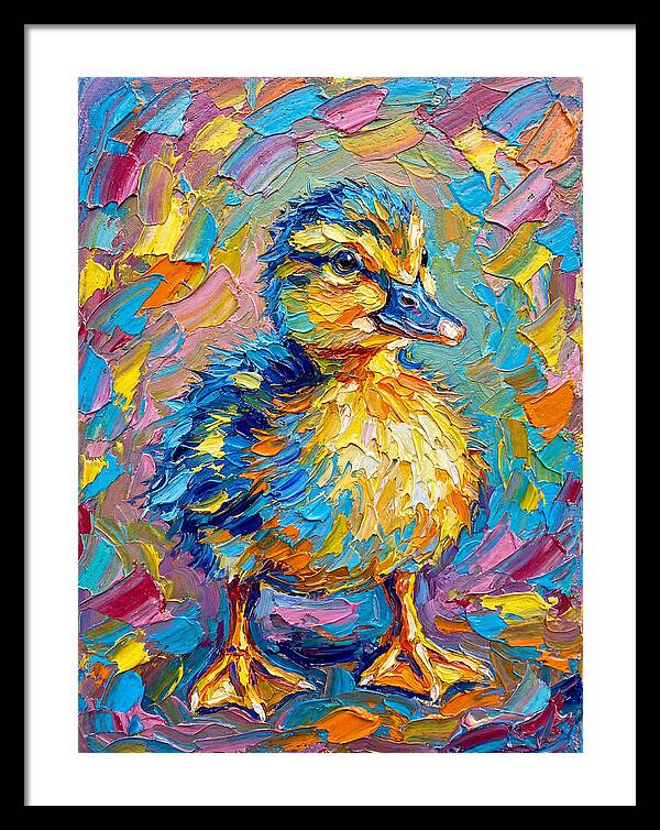 Duckling In Vibrant Colors