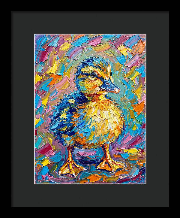 Duckling In Vibrant Colors