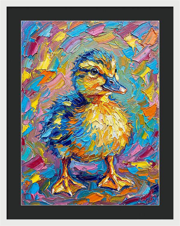 Duckling In Vibrant Colors