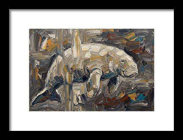 Dugong In Abstract Motion