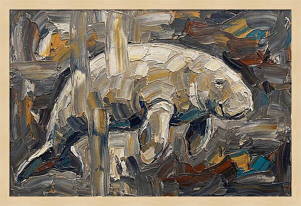 Dugong In Abstract Motion