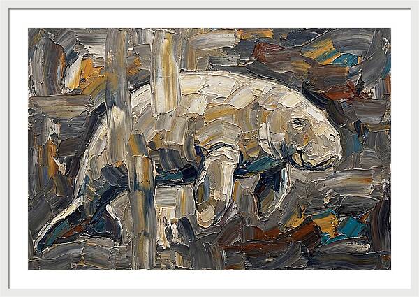 Dugong In Abstract Motion