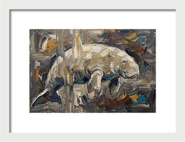 Dugong In Abstract Motion