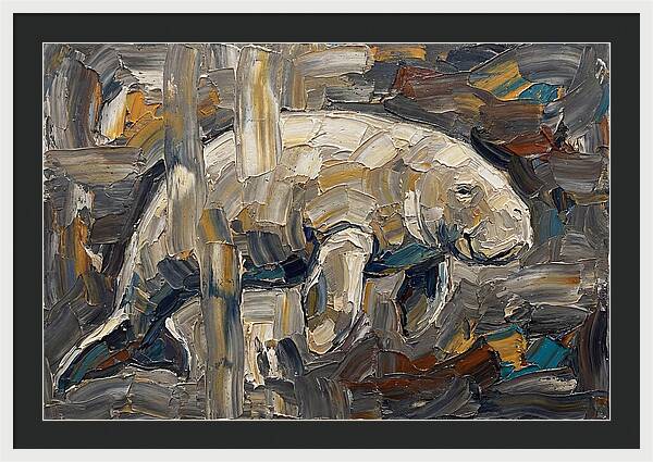 Dugong In Abstract Motion