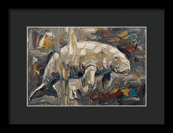 Dugong In Abstract Motion