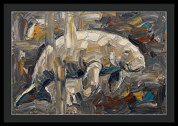 Dugong In Abstract Motion