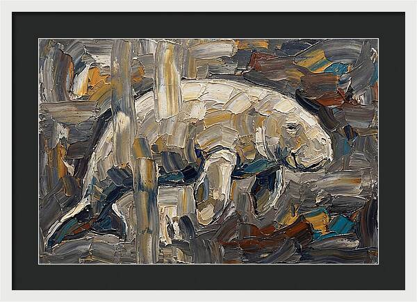 Dugong In Abstract Motion