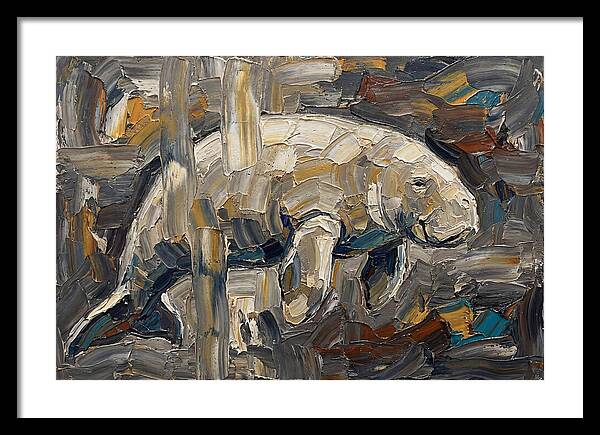 Dugong In Abstract Motion