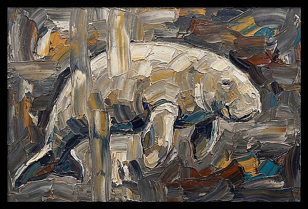 Dugong In Abstract Motion