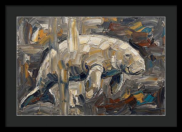 Dugong In Abstract Motion