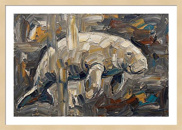 Dugong In Abstract Motion