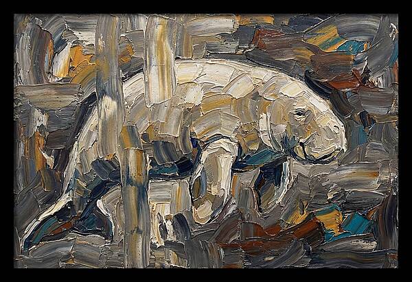 Dugong In Abstract Motion