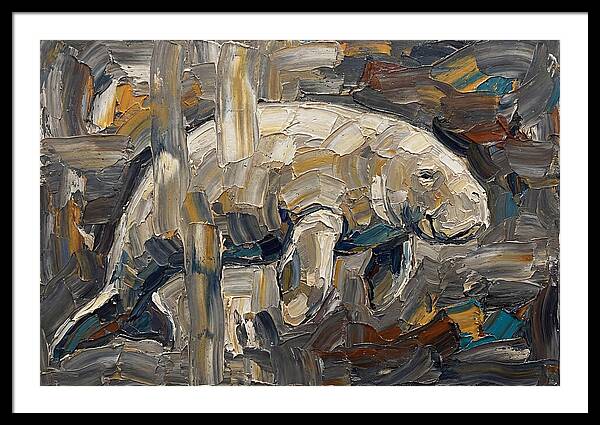 Dugong In Abstract Motion