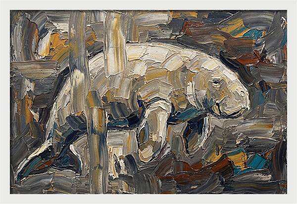 Dugong In Abstract Motion