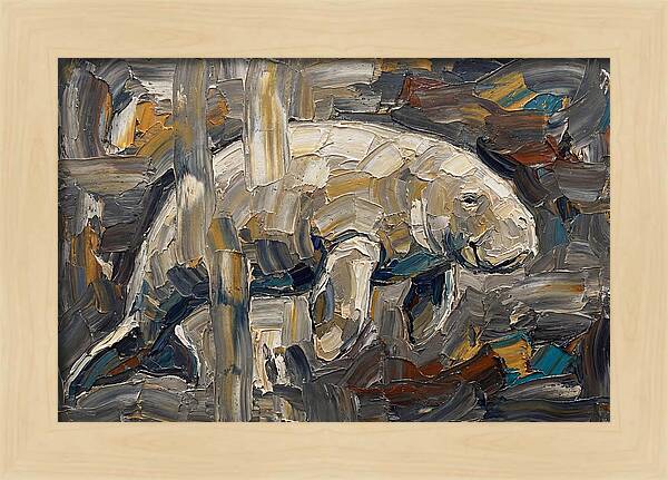 Dugong In Abstract Motion