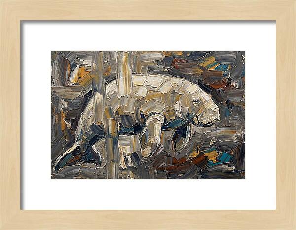 Dugong In Abstract Motion