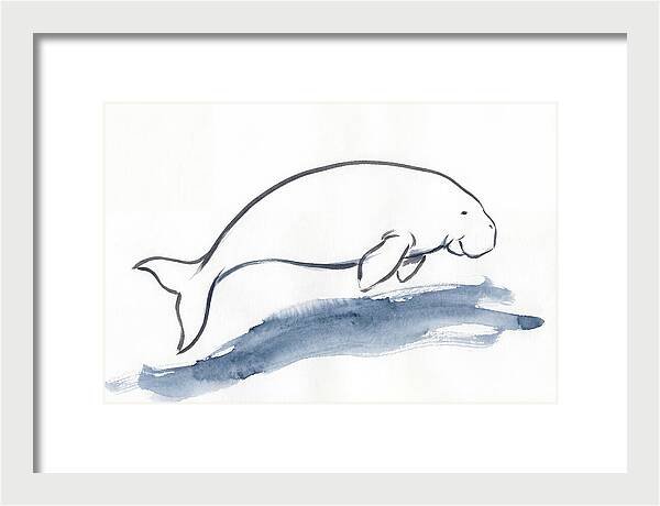 Dugong Swimming Gracefully