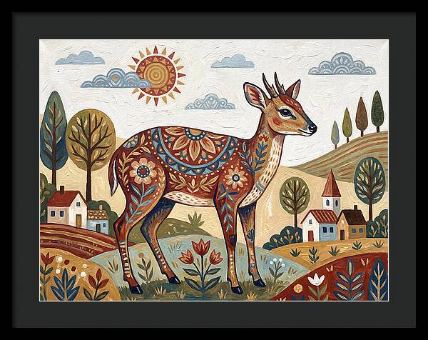 Duiker In A Whimsical Landscape