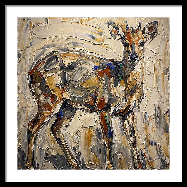 Duiker In Abstract Form
