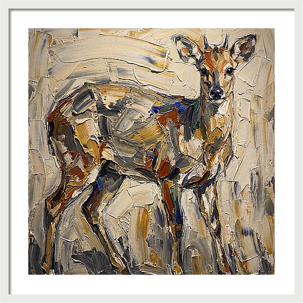 Duiker In Abstract Form