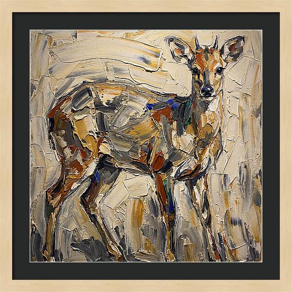 Duiker In Abstract Form