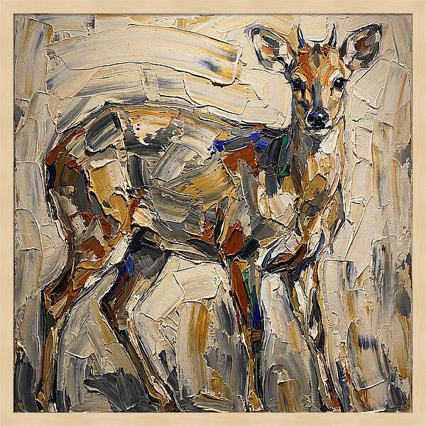 Duiker In Abstract Form