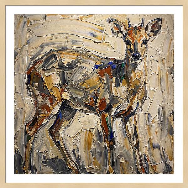 Duiker In Abstract Form
