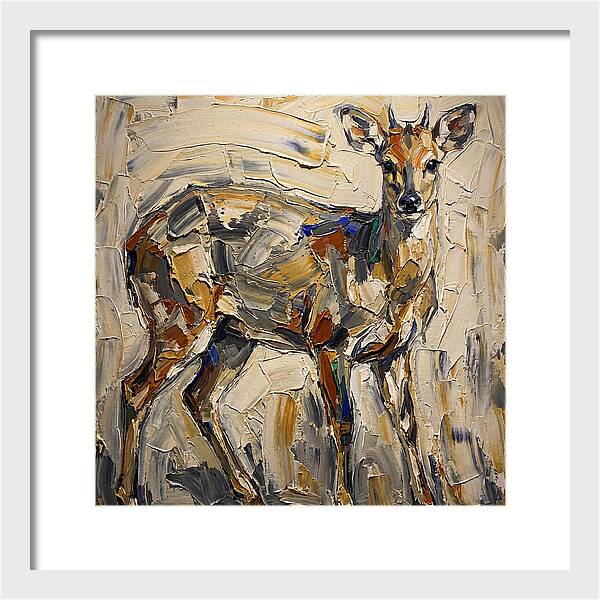 Duiker In Abstract Form