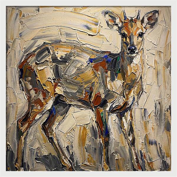 Duiker In Abstract Form