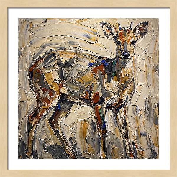 Duiker In Abstract Form