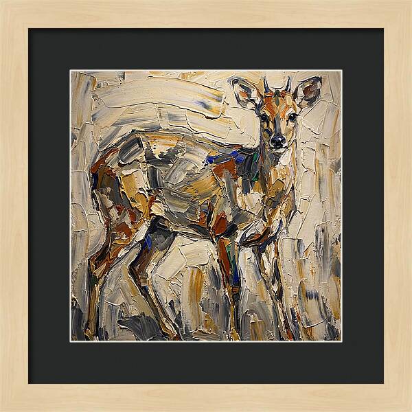 Duiker In Abstract Form