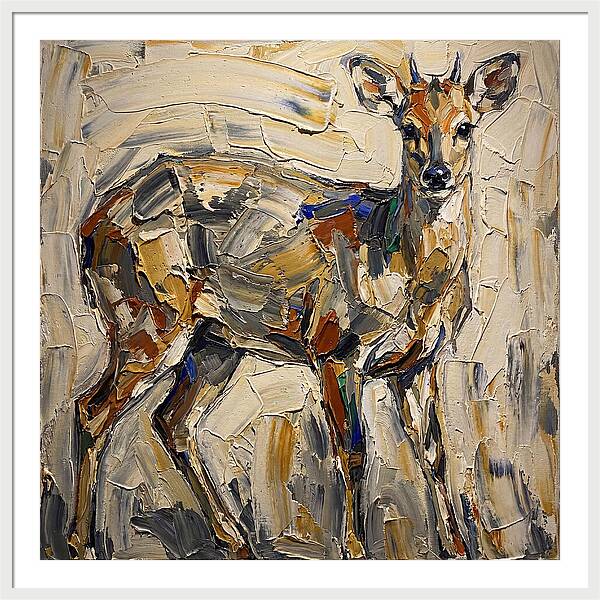 Duiker In Abstract Form