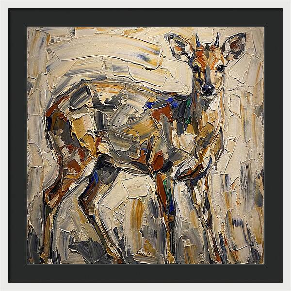 Duiker In Abstract Form