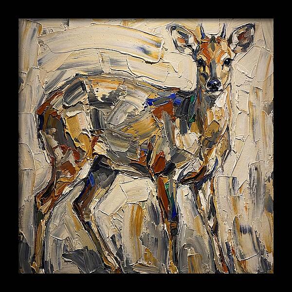 Duiker In Abstract Form