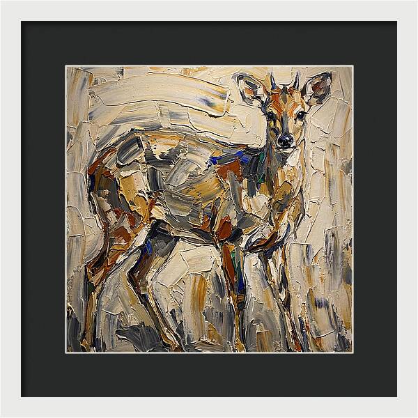 Duiker In Abstract Form