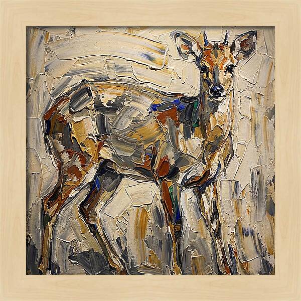 Duiker In Abstract Form