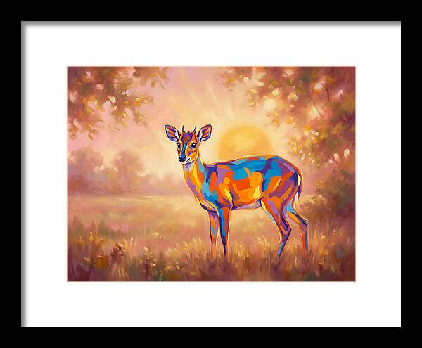 Duiker In Sunset Glow