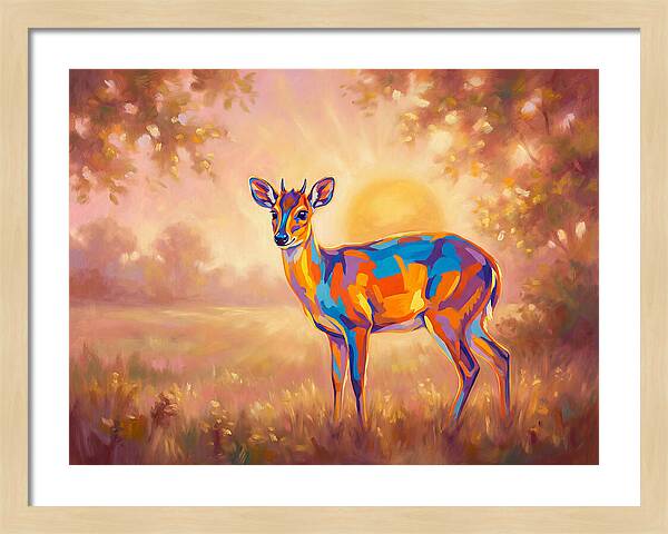 Duiker In Sunset Glow