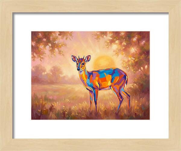 Duiker In Sunset Glow