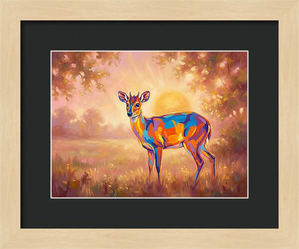 Duiker In Sunset Glow