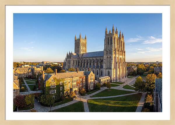 Duke Chapel At Sunset