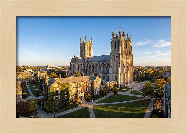 Duke Chapel At Sunset
