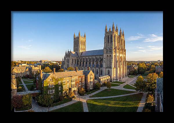 Duke Chapel At Sunset