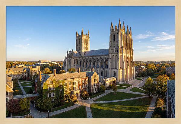 Duke Chapel At Sunset