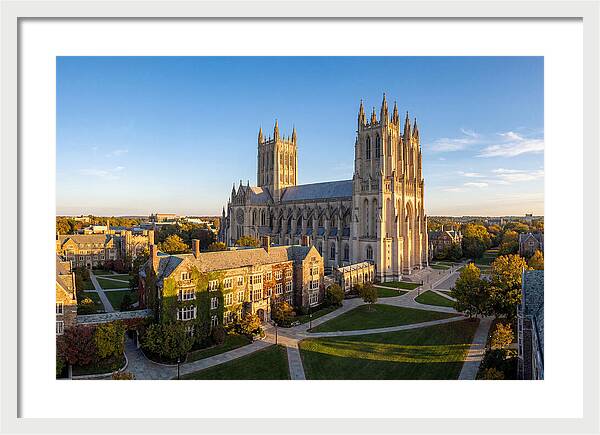 Duke Chapel At Sunset