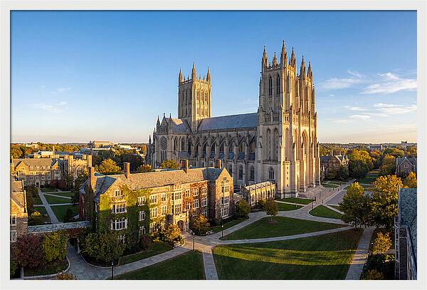 Duke Chapel At Sunset
