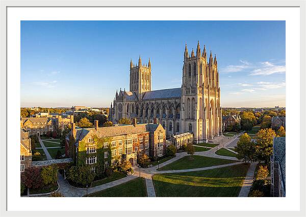 Duke Chapel At Sunset
